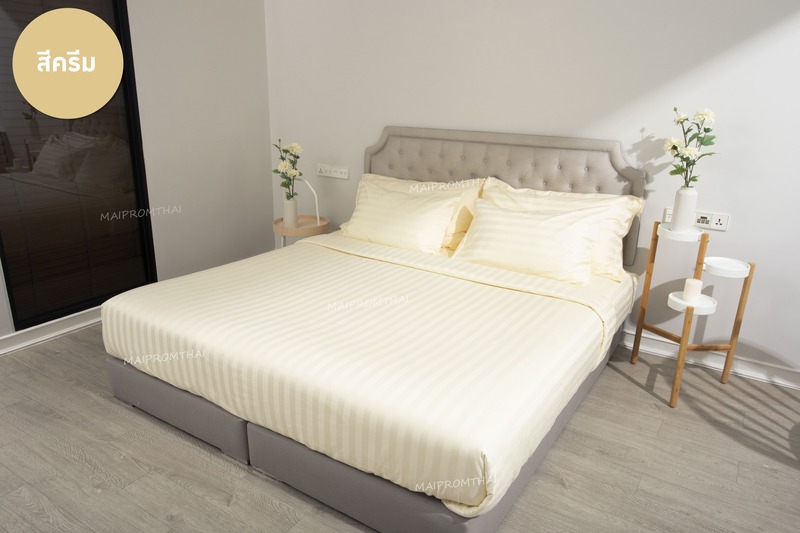 YS bedsheet19752 cream สี
